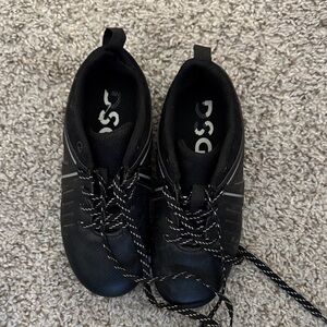 Black Athletic Sneakers with Reflective Accents